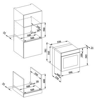 HORNO ARTICA AHB8204X MF TIMER 80L GT