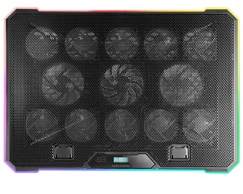 Base de refrigeraci&oacute;n Mars Gaming MNBC13 - 13 ventiladores, para port&aacute;tiles de hasta 17 pulgadas