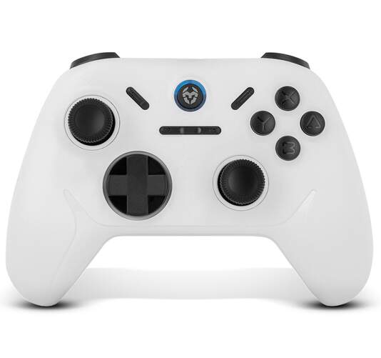 Mando Krom Kadoer Inal&aacute;mbrico Multiplataforma - Bluetooth 5.0, Blanco