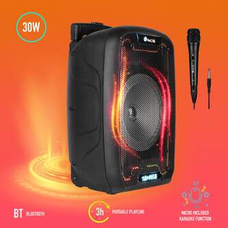 ALTAVOZ NGS WILDSAMBA PORTATIL SPEAKER 30W BLUE