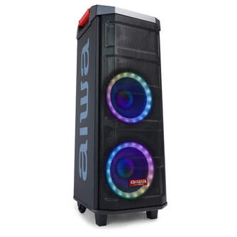 ALTAVOZ TROLLEY AIWA KBTUS608 KARAOKE RGB 600W