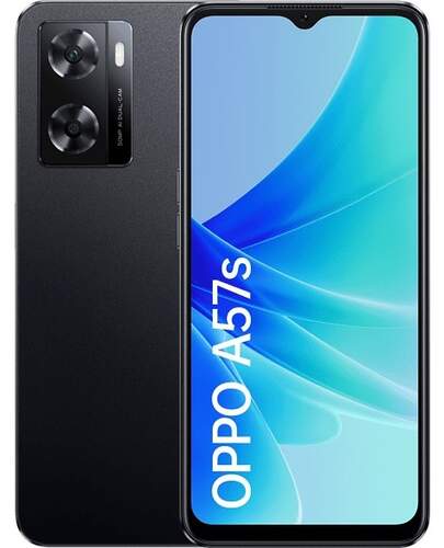 Oppo A57S 4/128GB Negro - 6.56" HD+, Mediatek G35, 50/8+2Mpx, NFC, GPS, 5000mAh 33W Supervooc