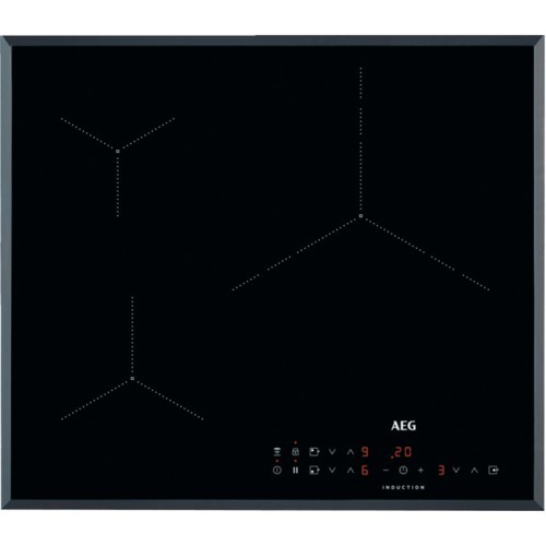 Placa de inducci&oacute;n AEG ILB63336FB - 3 Zonas, 32 cm, 4600 W, Negro