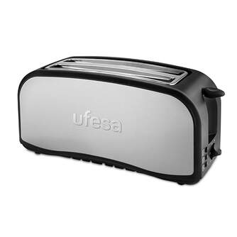 TOST. UFESA TT7975 2R LARGA INOX 1400W  