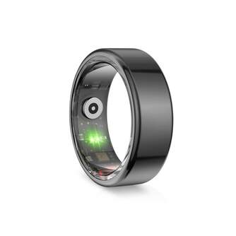 SMARTRING KSIX SATURN NEGRO XS TALLA 8 18,1 mm
