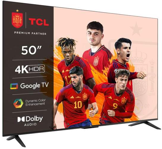 TV 50" TCL 50P631 - 4K, Smart TV Android, MegaContrast, HDR10, Dolby Audio, Chromecast