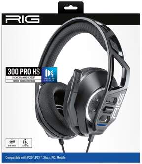 AURICULARES NACON RIG 300HS PS5/PS4 NEGRO GAMING