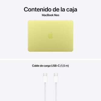 PORTATIL APPLE MACBOOK NEO A18 8/512GB 13%%%quot; CITRUS