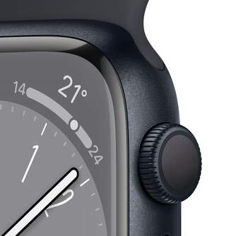 SMARTWATCH APPLE S8 MNP13TY/A 45MM MIDNIGHT ALUMIN