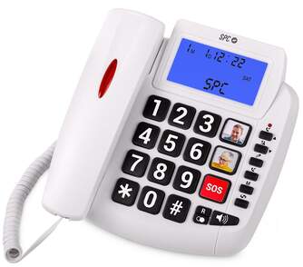 TELEFONO GONDOLA SPC 3296B LIMITACIONES SOBREMESA