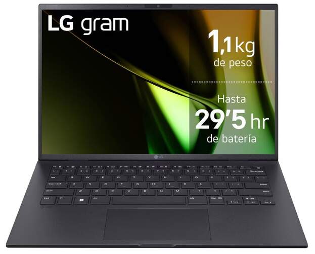 Ordenador port&aacute;til LG Gram 14Z90S - 14", Intel Core Ultra 7, 32 GB RAM, SSD 1 TB, Windows 11 Home
