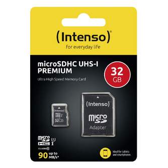TARJ. MEM. INTENSO MICRO SD 32 GB CON ADAPTADOR
