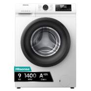 Lavadora Hisense WF1Q9041BW - 9 kg, 1400 rpm, Clase A-10%, 75 dB, Blanco