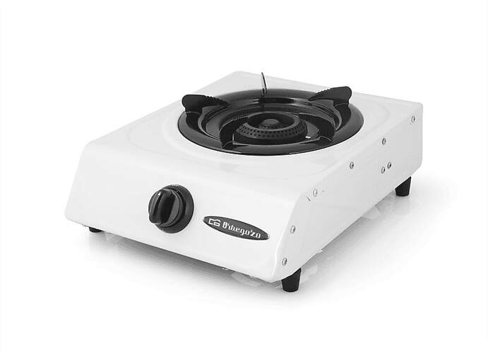 Hornillo Orbegozo FO1600 - 1 Fuego, Encendido el&eacute;ctrico, Blanco