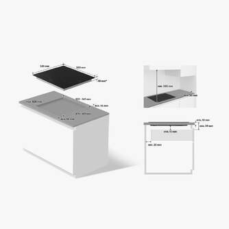 ENCIM. SAMSUNG NZ63B5046GK/U1 3F FLEX INDUCCION