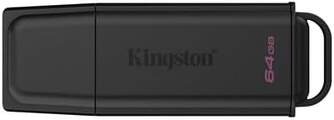 MEMORIA USB KINGSTON 64GB USB 3.2 EXODIA BLACK