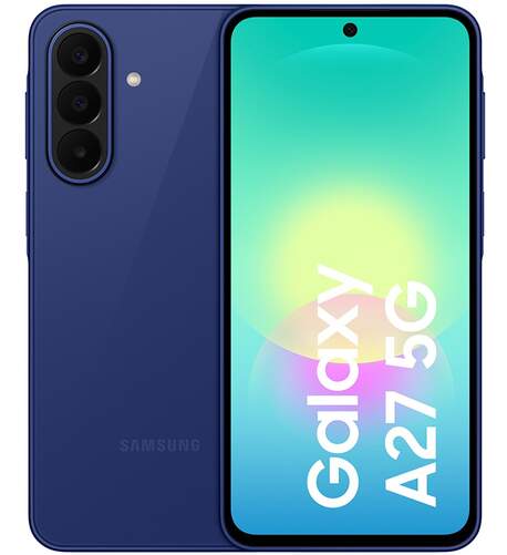 Samsung A27 5G 6/128 GB Azul - 6,7" Super AMOLED, Snapdragon 6 Gen 3, 5000 mAh, 50+5+2 MP