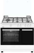 Cocina Artica AKF9060IW Blanca - 90x60 cm, 5 fuegos, funci&oacute;n Wok