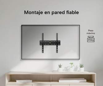 SOPORTE TV INC GENIUM GSPIN75 45KG 32-75