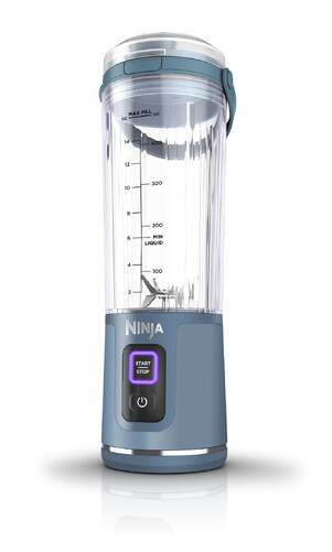 Batidora Vaso Ninja BC151EUNV - Portátil, USB-C, 530 ml, Azul
