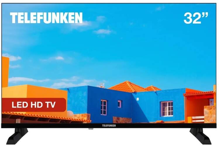 TV Telefunken 32" 32DTH825 - HD, Procesador Quad Core, 60 Hz, HDMI, USB