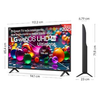 TV LG 50%%%quot; 50UA75006LA UHD ALFA7 WEBOS25 HDR10/HLG