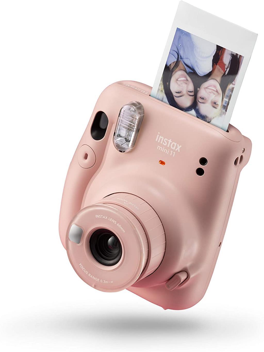 Cámara Instantánea Fujifilm Instax Mini 11 Rosa - Flash, Modo Selfie