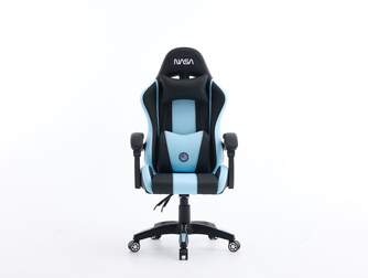 SILLA GAMING NASA SPIRIT NEGRO AZUL CLARO  