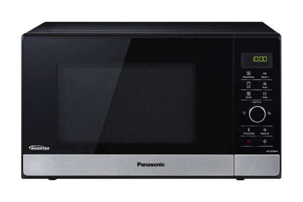 Microondas Panasonic NNGD38HSSUG - 1000W, 23 L, Grill int. , Prog. Vapor, 17 + 8 Programas, Inverter