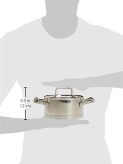 CACEROLA PUJADAS PJ457016 BAJA 16CM 1,5L INOX TAPA