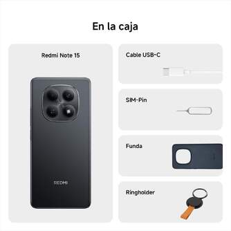 SMARTPHONE REDMI NOTE 15 6/128 6,83%%%quot; BLACK