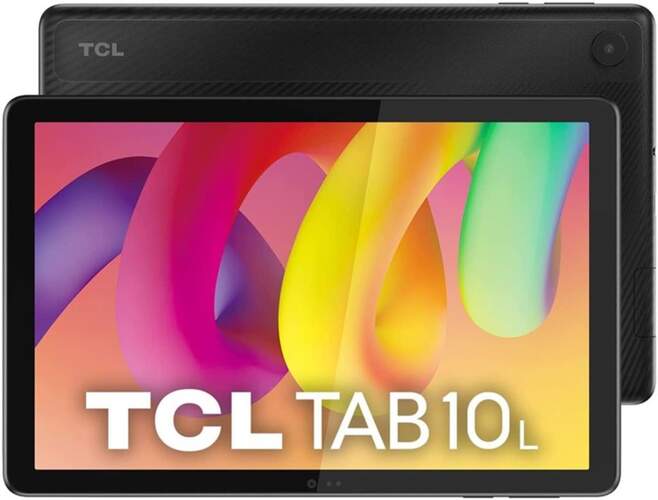Tablet TCL Tab 10L 8491X Negra - 10.1" HD, 2/32GB, 2+2Mpx, Android 11, 4080mAh