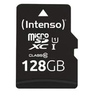 Tarjeta Micro SD Intenso 128 GB - Incluye adaptador SD a MicroSD, hasta 90 mb/s
