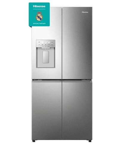 Frigorífico Hisense RQ5P470SYID - 534 L, 179x80x70, 4 Puertas, Display, Wifi, Inox
