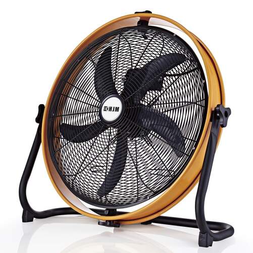 Circulador HJM FE593 - 50 cm, 5 Aspas, 120 W, 360&ordm;, Negro