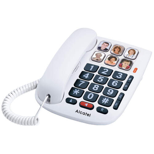 Teléfono sobremesa Alcatel Max 10 - Teclas grandes con foto, 6 memorias