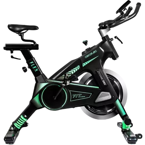 Bicicleta Estática Cecotec UltraFlex - Pantalla LCD, Pulsómetro