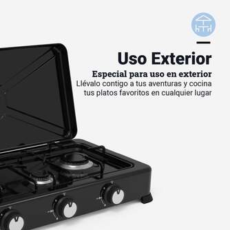 HORNILLO U.BLEU 7011 3F NEGRO C/TAPA