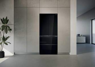 FRI. HAIER HFKR7819DNGB 190x83 4P NF CRISTAL NEGRO