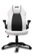 Silla Gaming Nasa Voyager blanca - Respaldo ajustable, Pist&oacute;n Clase 3, altura y brazos ajustables