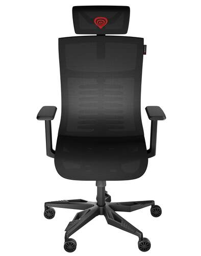Silla G&eacute;nesis Ergonomic Astat 700 G2 Negra - Respaldo ajustable, reposacabezas, malla transpirable