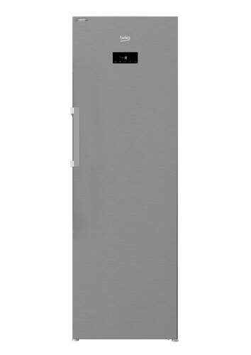 Congelador Vertical Beko RFNE312E43XN Inox - E, 185x60cm, NoFrost, 312L, 20kg/24h, Luz Interior