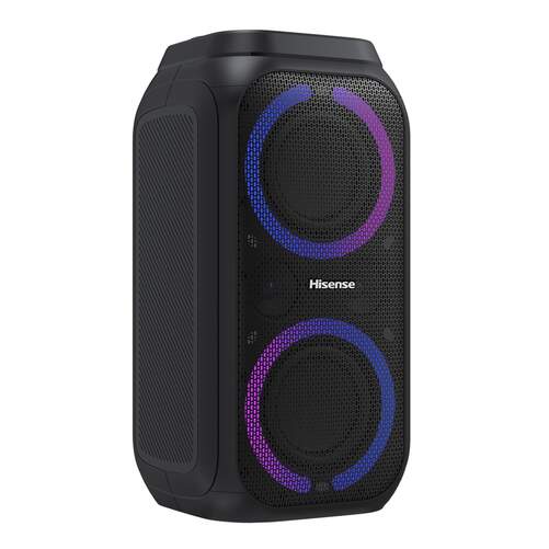Altavoz Hisense Party Rocket PR160 - 160W, Subwoofer, Bluetooth, 12 horas de autonomía, 5100 mAh