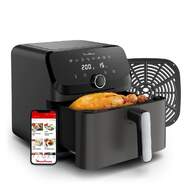 Freidora de Aire Moulinex EZ855H EasyFry - 7,5 L, 8 Programas, Negro