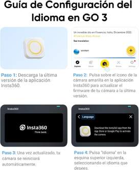 CAMARA INSTA360 GO 3 64GB 2.7K POV