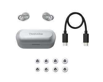 AURICULARES TECHNICS EAHAZ40M2 PLATA TRUE WIRELESS