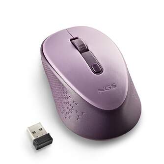 RATON NGS WIRELESS DEW LILAC SILENCIOSO 2.4GHZ