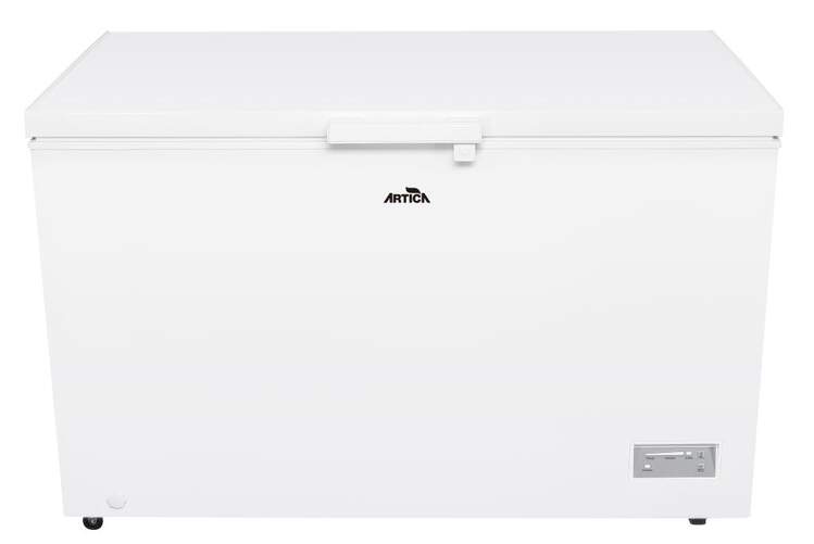 Congelador Horizontal Artica AECH380EW - Clase E, 85 x 130 x 70 cm, 380 litros, dual