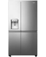 Frigor&iacute;fico Americano Hisense RS818N4IIE1 - Clase E, 179x91 cm, No Frost, Dispensador,  Inox