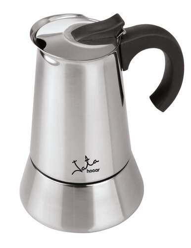 Cafetera Jata CAX112 - De acero inoxidable, para inducción, capacidad para 12 tazas